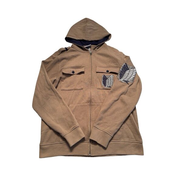Ripple Junction Attack On Titan Final Season Full Zip Hooded Jacket Size Medium - Picture 1 of 4